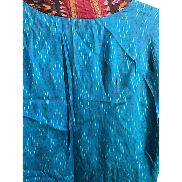 Kashi Silk Jacket Robe Kimono 100% Silk Open Front Boho Hippie One Size - Picture 10 of 12